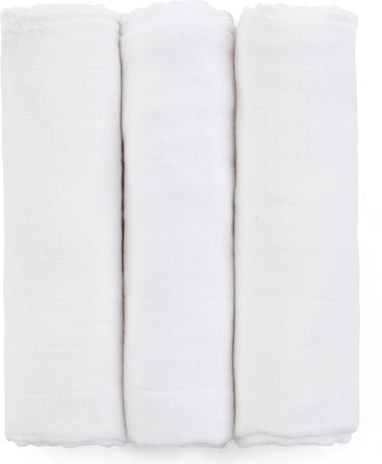 PETITE&MARS muslino vystyklai 3vnt. 68x68, Moussy - White