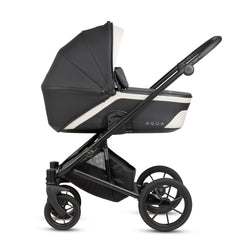 NOORDI AQUA v.2 2/1 Black (636) kūdikių vežimėlis