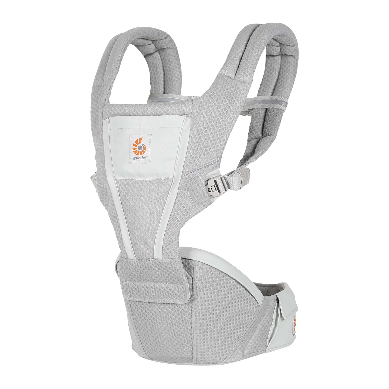 ERGOBABY nešioklė Alta Hip Seat Baby Carrier - Pearl Grey Mesh