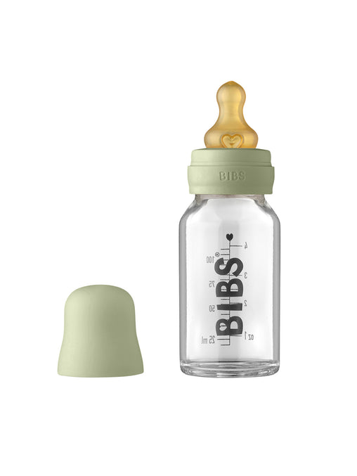 Bibs kūdikio buteliukas 110 ml - pilnas rinkinys - Spalva - Sage