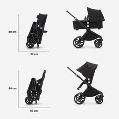 Bugaboo Fox Cub 2in1 - Black/Forest Green