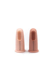 BAMBOOM silikoniniai dantų šepetėliai (2 vnt), 4+ mėn, Pink