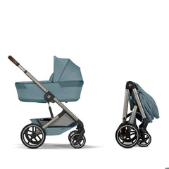 CYBEX Balios S Lux universalus vežimėlis 3in1, Stormy Blue + Cloud G3 i-Size autokėdutė