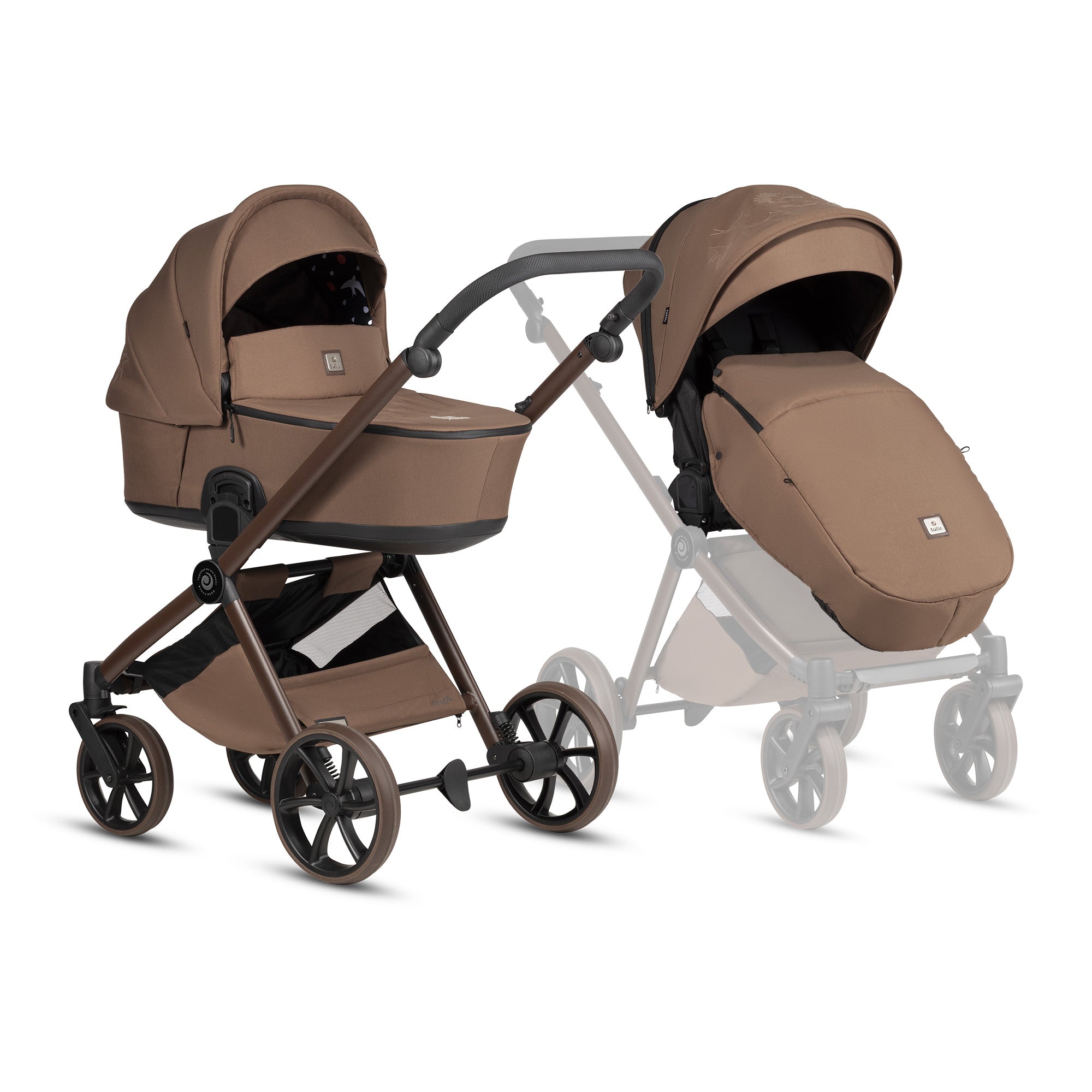 Tutis Mio3+ Thermo Brown Limited Edition universalus vežimėlis 2in1 (016)