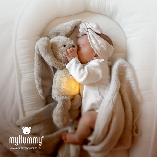 myHummy migdukas šildyklė lemputė baltas triukšmas - Bear Brown 7/1