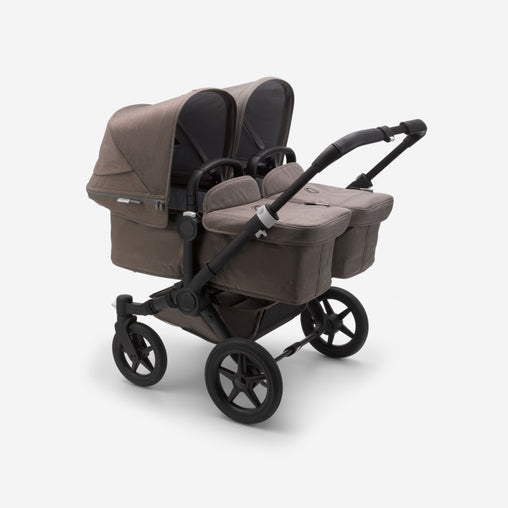 Bugaboo Donkey 5 Twins Mineral vežimėlis dvynukams - Spalva - Black - Taupe - Taupe