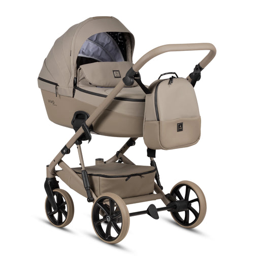 Tutis Viva6+ universalus vežimėlis 3in1 (068) + Tutis Elo Lux i-Size autokėdutė