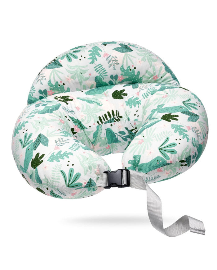 Momcozy prisitaikanti maitinimo pagalvė, green leaves