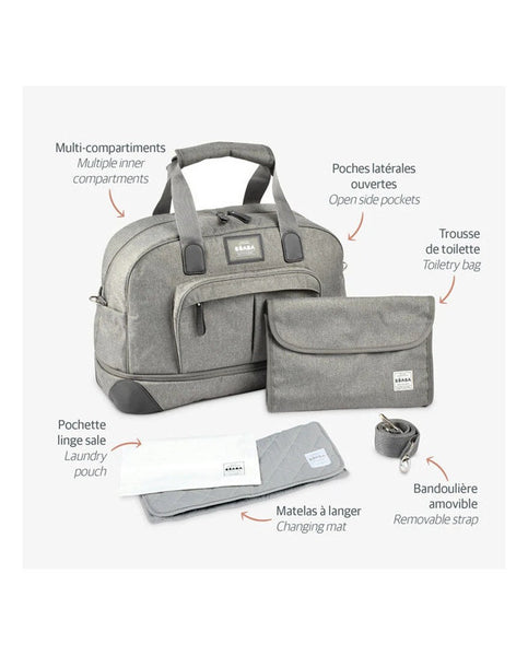 Beaba mamos rankinė Amsterdam II heather grey