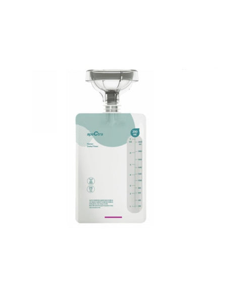 Spectra maišeliai pieno saugojimui, 10 vnt., 200 ml, su jungtimi
