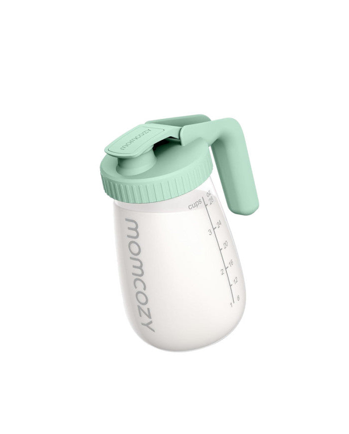 Momcozy pieno saugojimo talpa, 950 ml, žalia