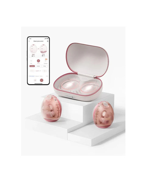 Momcozy dvigubas nešiojamas belaidis pientraukis Air 1 Ultra-Slim