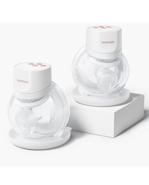Momcozy dvigubas nešiojamas belaidis pientraukis S12 PRO Quick, baltas