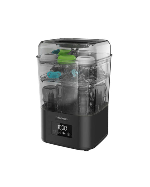 Baby Brezza itin greitas 10 min. sterilizatorius-džiovintuvas Superquick, juodas