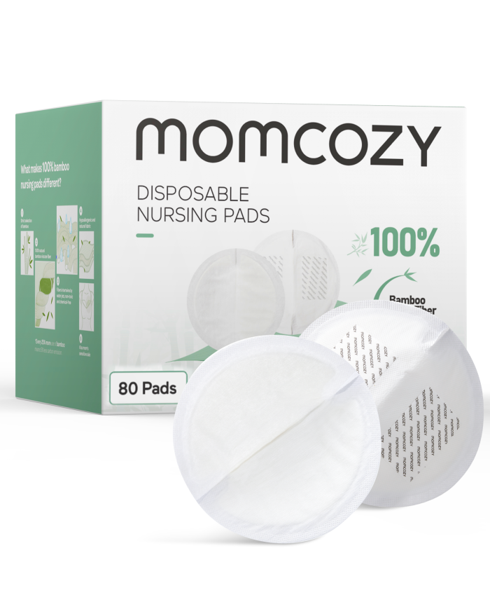 Momcozy vienkartiniai liemenėlės įdėklai iš bambuko, 120 vnt.