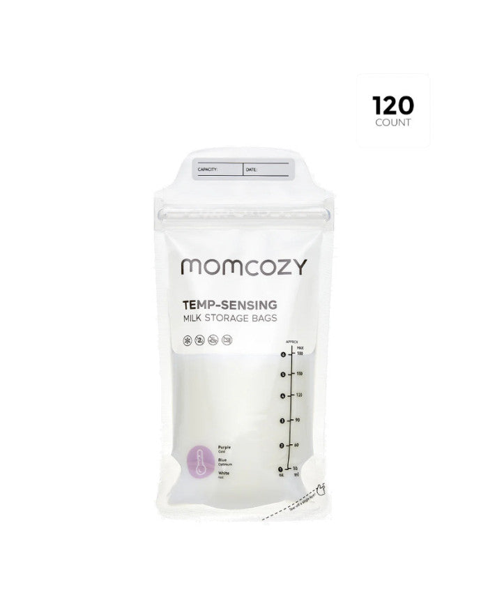 Momcozy pieno laikymo maišeliai, 120 vnt.