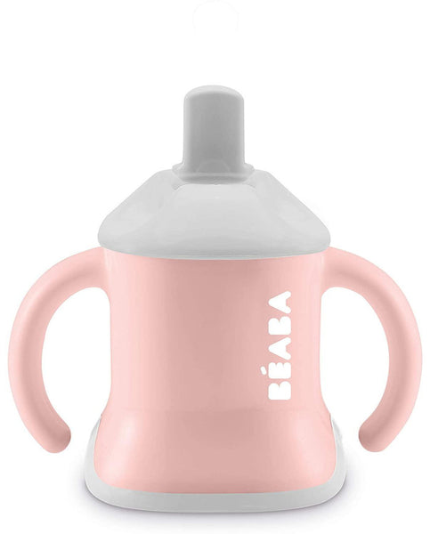 Beaba 3-in-1 mokomasis puodelis, old pink