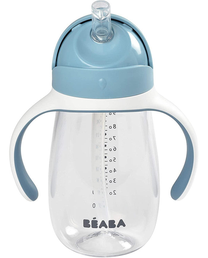 Beaba gertuvė su šiaudeliu, 300 ml, windy blue