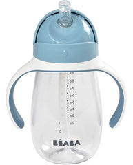 Beaba gertuvė su šiaudeliu, 300 ml, windy blue