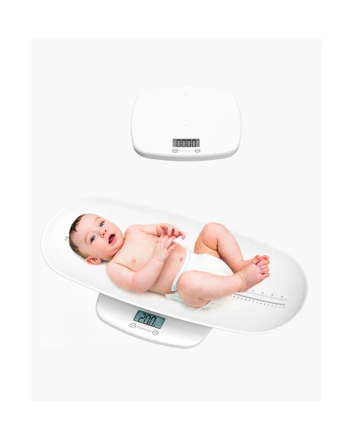 Momcozy daugiafunkcinės elektrinės kūdikių svarstyklės 2in1 su ūgio matavimo funkcija