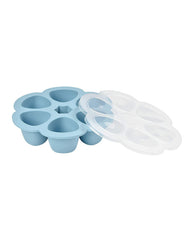 Beaba silikoninis kūdikio maisto konteineris Multiportions, (6x90 ml), blue