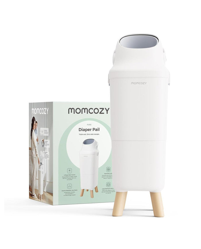 Momcozy sauskelnių konteineris su patentuota triguba kvapų izoliavimo sistema