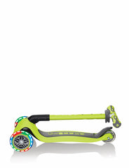 Globber paspirtukas Go Up Deluxe Lights - Žalias