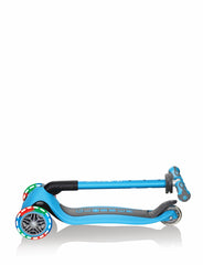 Globber paspirtukas Go Up Deluxe Lights - Mėlynas