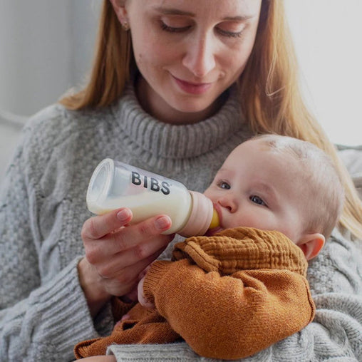 Bibs kūdikio buteliukas 110 ml - pilnas rinkinys - Spalva - Dusky Lilac