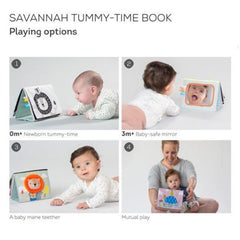 Taf toys lavinamoji knygelė Savannah Tummy - Time