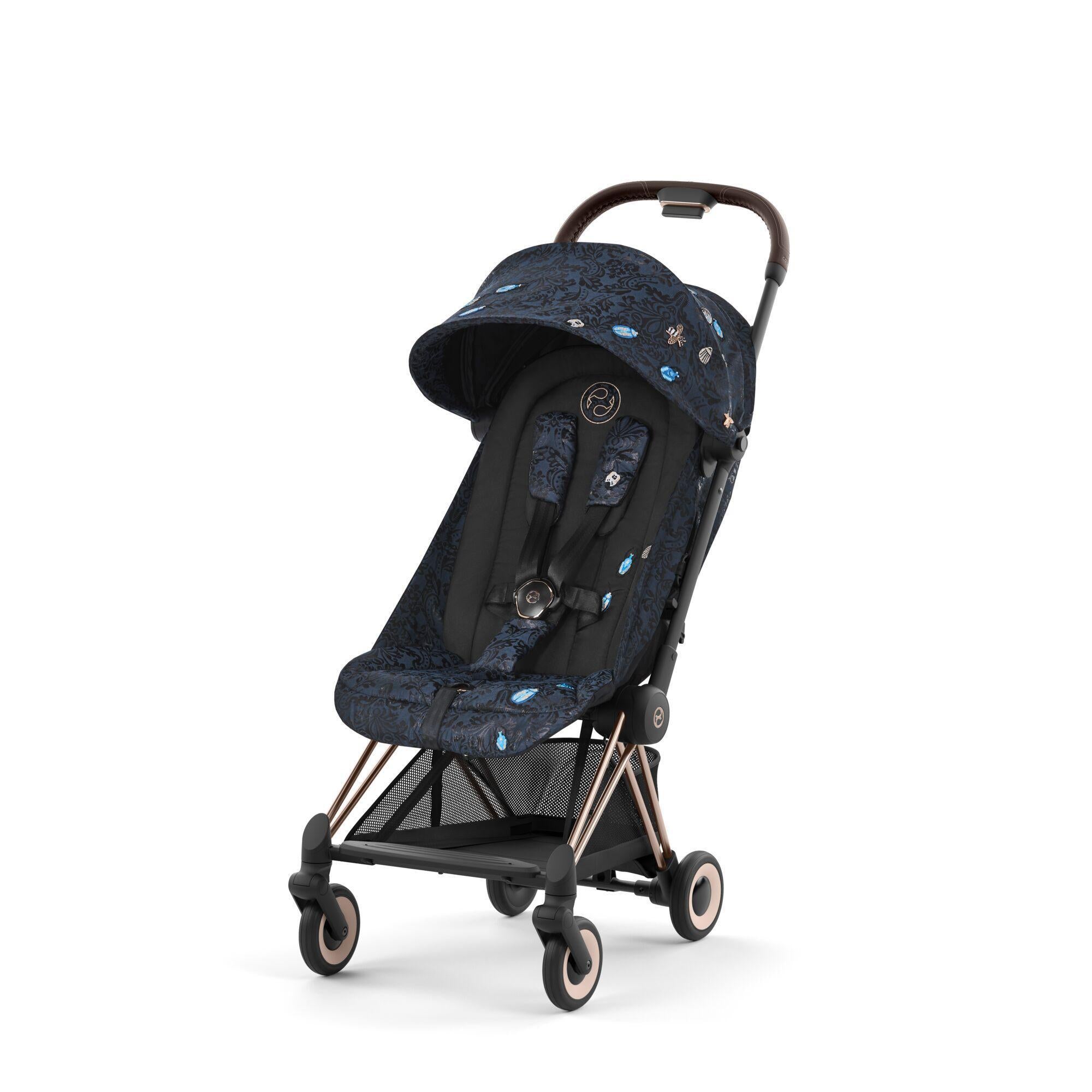 CYBEX Coya vežimėlis Jewels of Nature Blue (Rosegold Frame)
