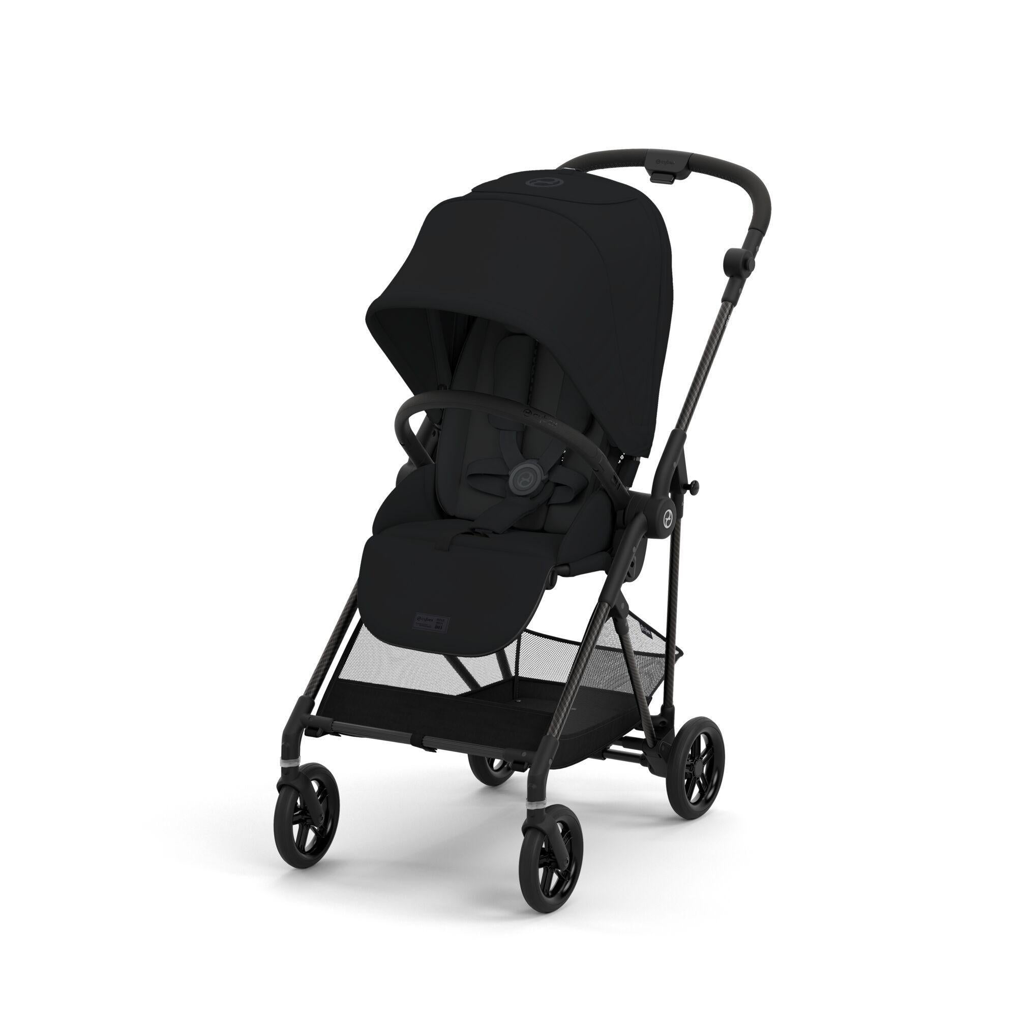 CYBEX Melio Carbon vežimėlis - Spalva - Moon Black