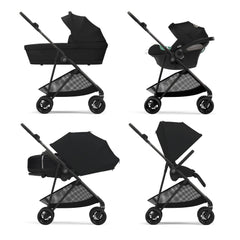 CYBEX Melio Carbon vežimėlis - Spalva - Moon Black