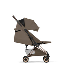 CYBEX Coya Style vežimėlis Coconut Brown (Rosegold Frame)