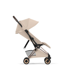 CYBEX Coya Style vežimėlis Cozy Beige (Rose Gold Frame)