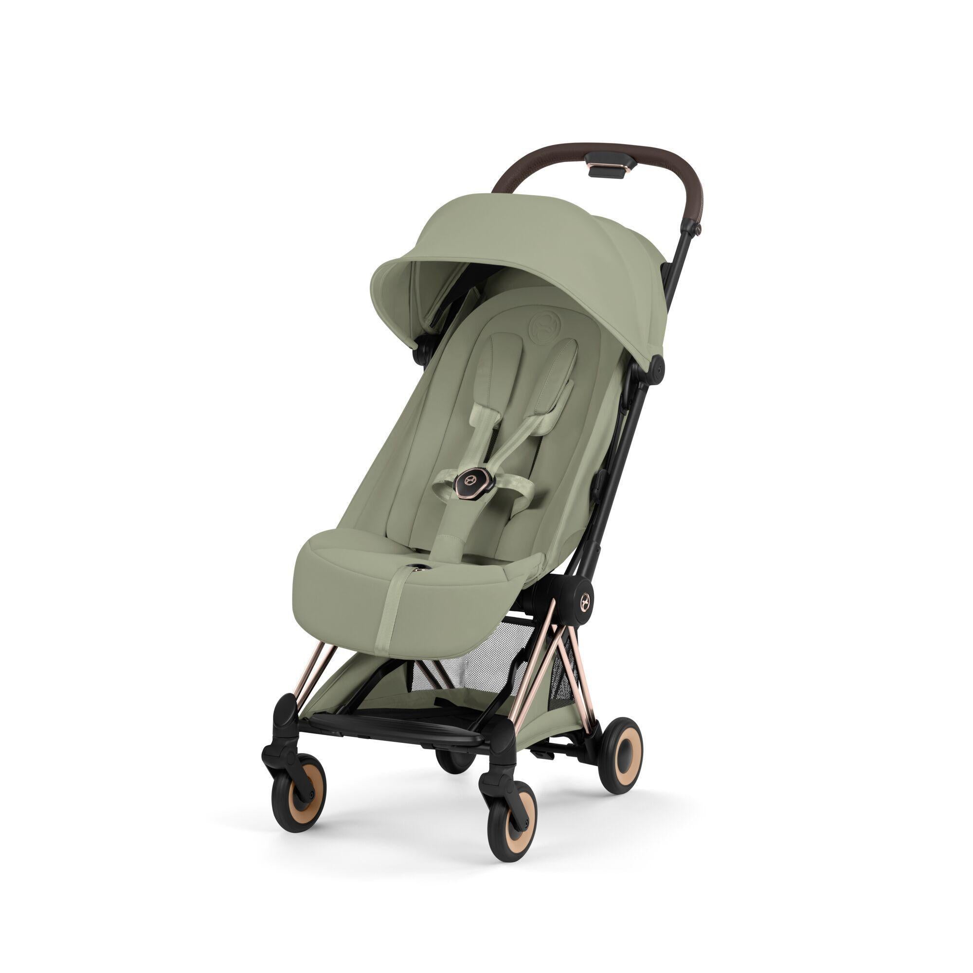 CYBEX Coya Style vežimėlis Sage Green (Rosegold Frame)