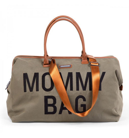 Childhome didelis mamos krepšys Mommy bag, Canvas Khaki
