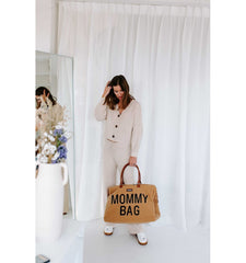 Childhome didelis mamos krepšys Mommy bag, Teddy Beige