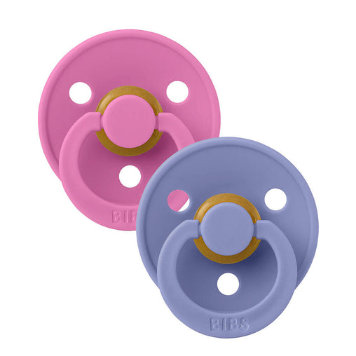 BIBS čiulptukų rinkinys 2 vnt. 2 dydis 6-18 mėn. spalva- Bubblegum/Peri