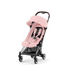 CYBEX Coya vežimėlis Peach Pink (Chrome Frame)