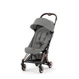 CYBEX Coya vežimėlis Mirage Grey (Rosegold Frame)