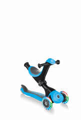 Globber paspirtukas Go Up Deluxe Lights - Mėlynas