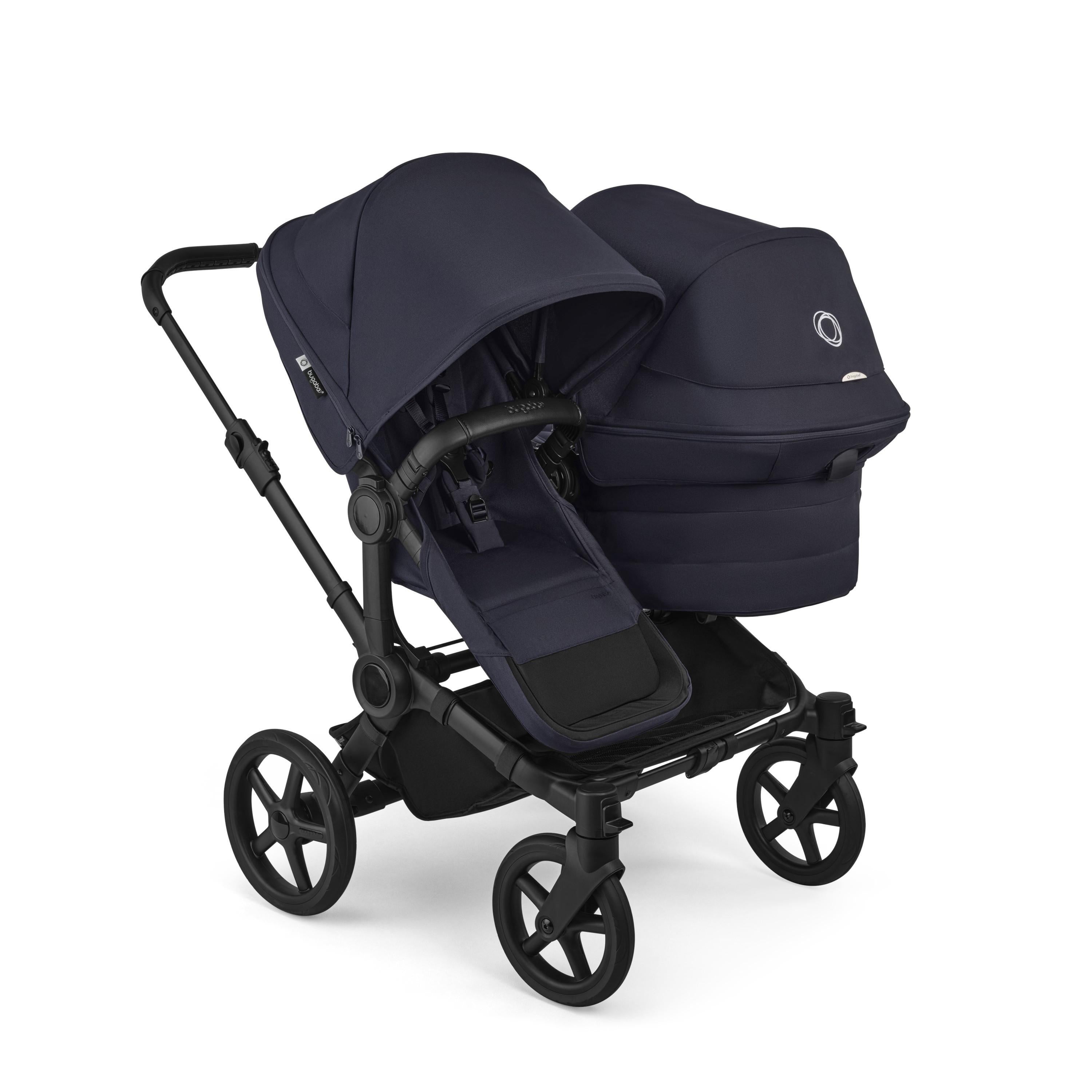 Bugaboo Donkey 6 Duo vežimėlis dviem vaikams Deep Indigo