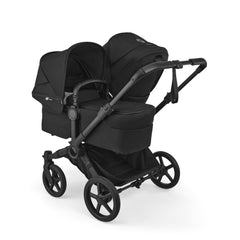 Bugaboo Donkey 6 Duo vežimėlis dviem vaikams Heritage Black