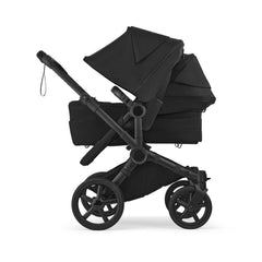 Bugaboo Donkey 6 Duo vežimėlis dviem vaikams Heritage Black