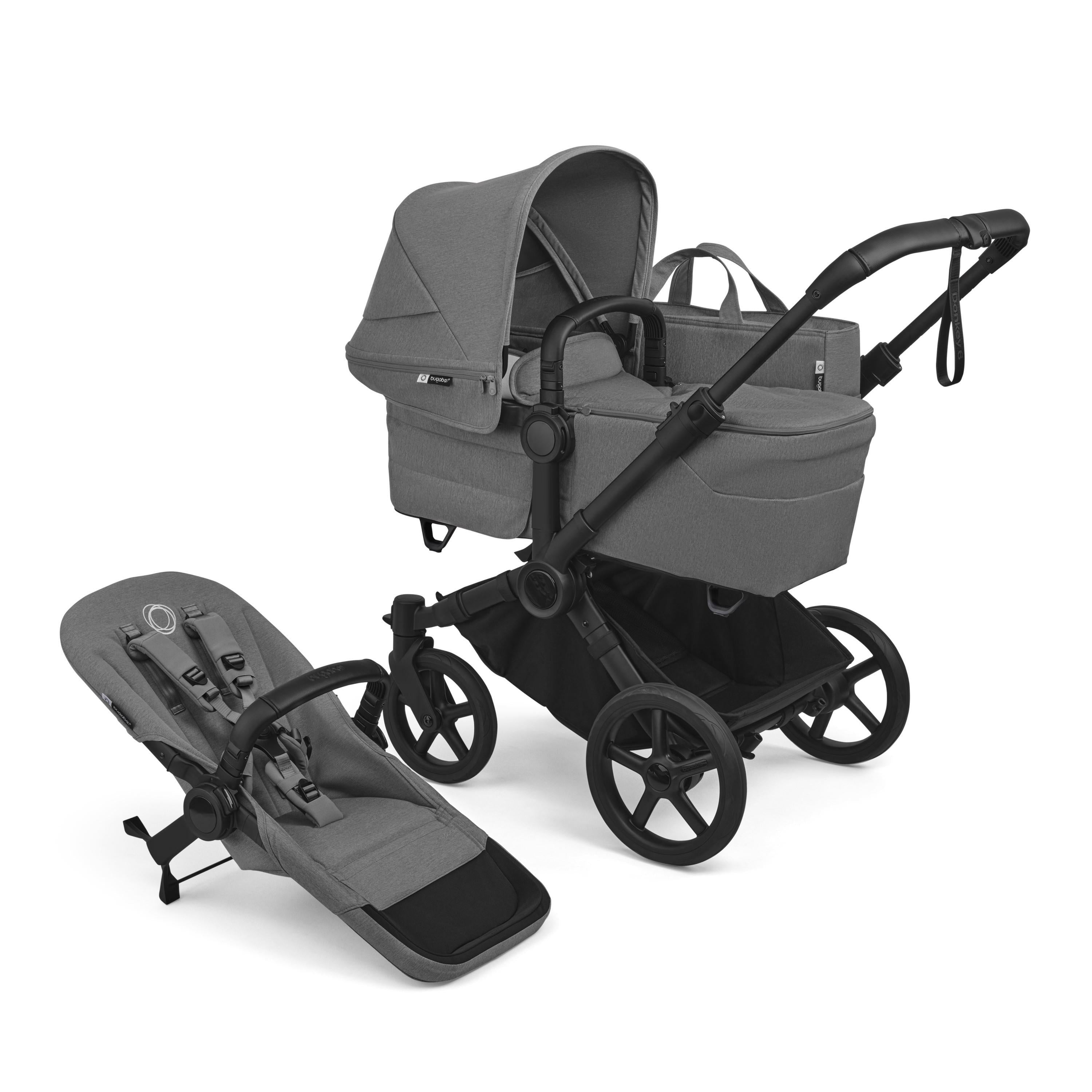 Bugaboo Donkey 6 Mono 2in1 vežimėlis Moon Grey
