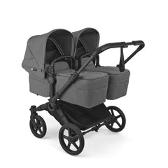 Bugaboo Donkey 6 Twins  vežimėlis dvynukams - Moon Grey