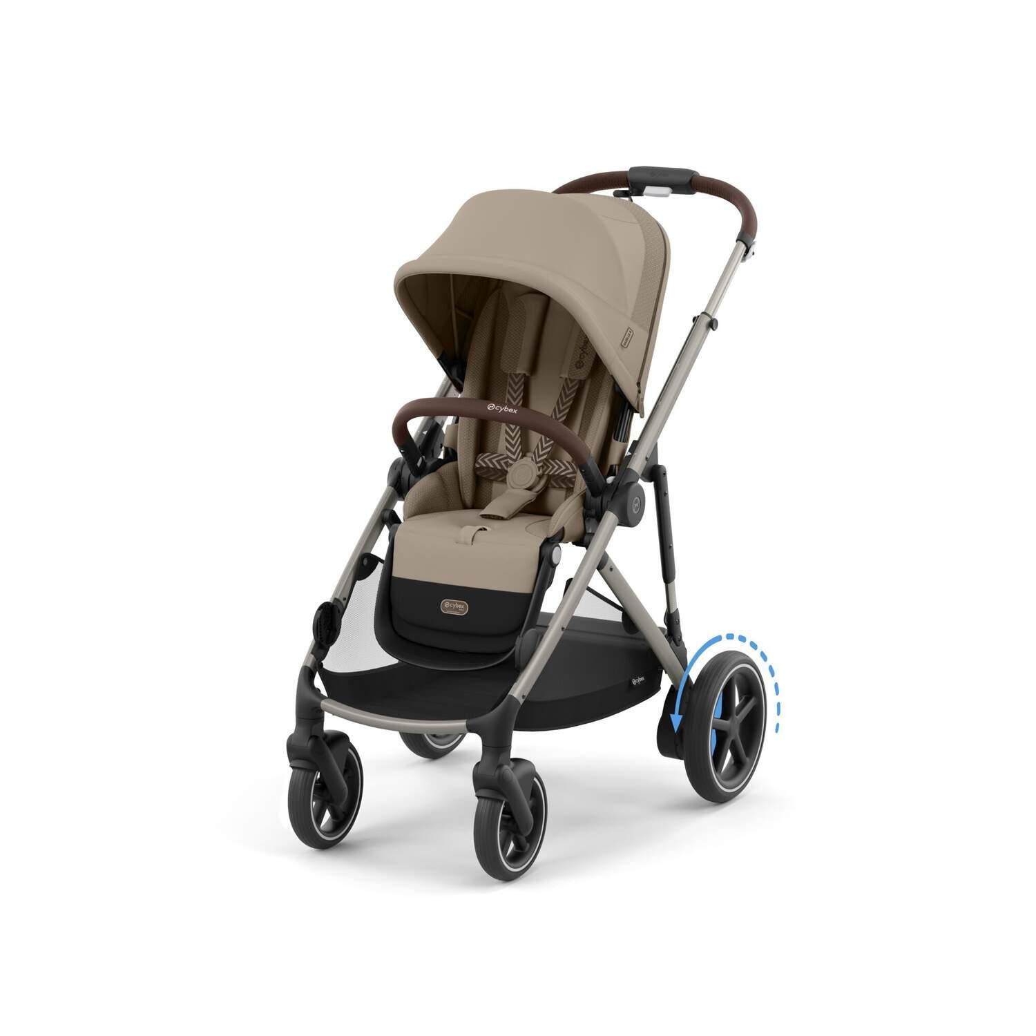 CYBEX e-Gazelle S vežimėlis, Almond Beige