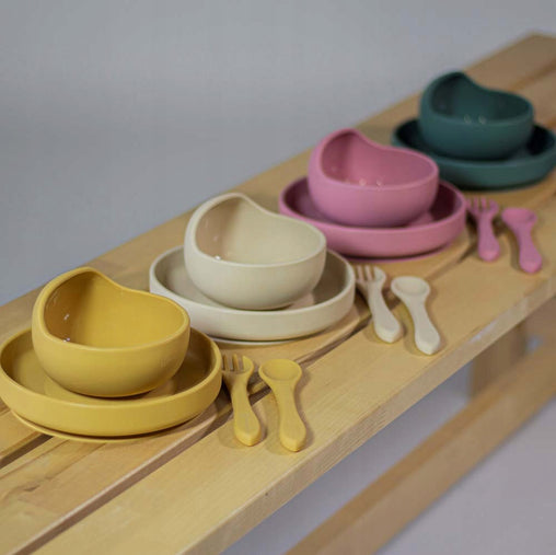 PETITE&MARS silikoninis puodelis su siurbtuku TAKE&MATCH 6m+