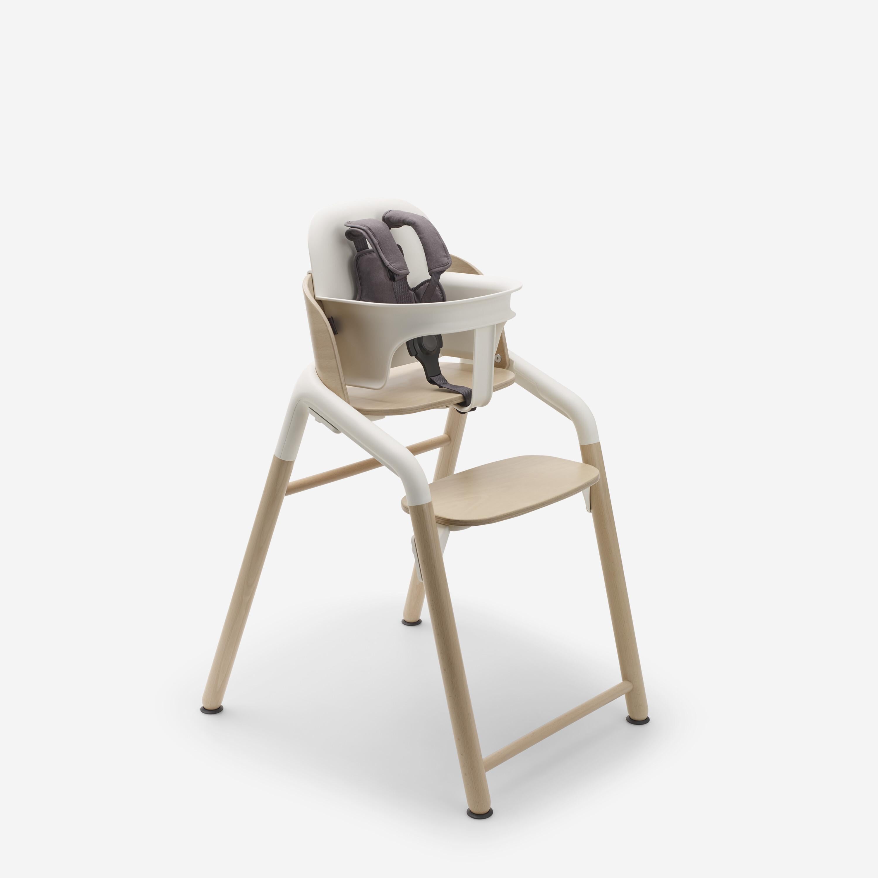 Bugaboo Giraffe maitinimo kėdutės komplektas Natural Wood/White